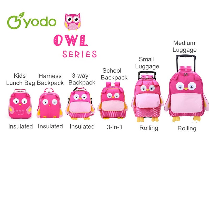 yodo Kids Insulated Toddler Backpack with Leash Safety Harness Lunch Bag - Image 5